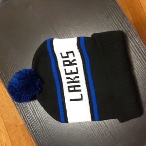 GVSU winter hat with puff